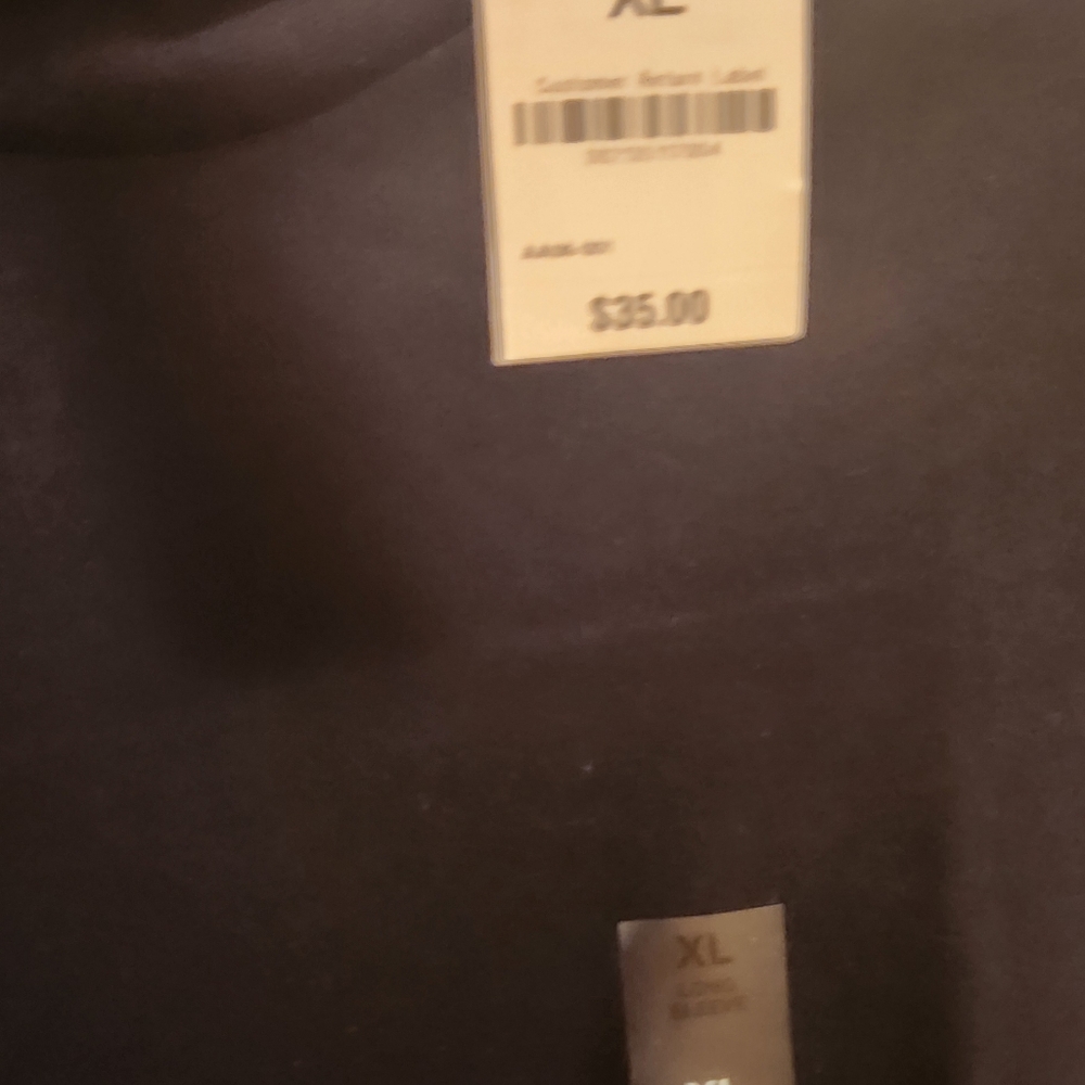 Mens Black New Size XL
